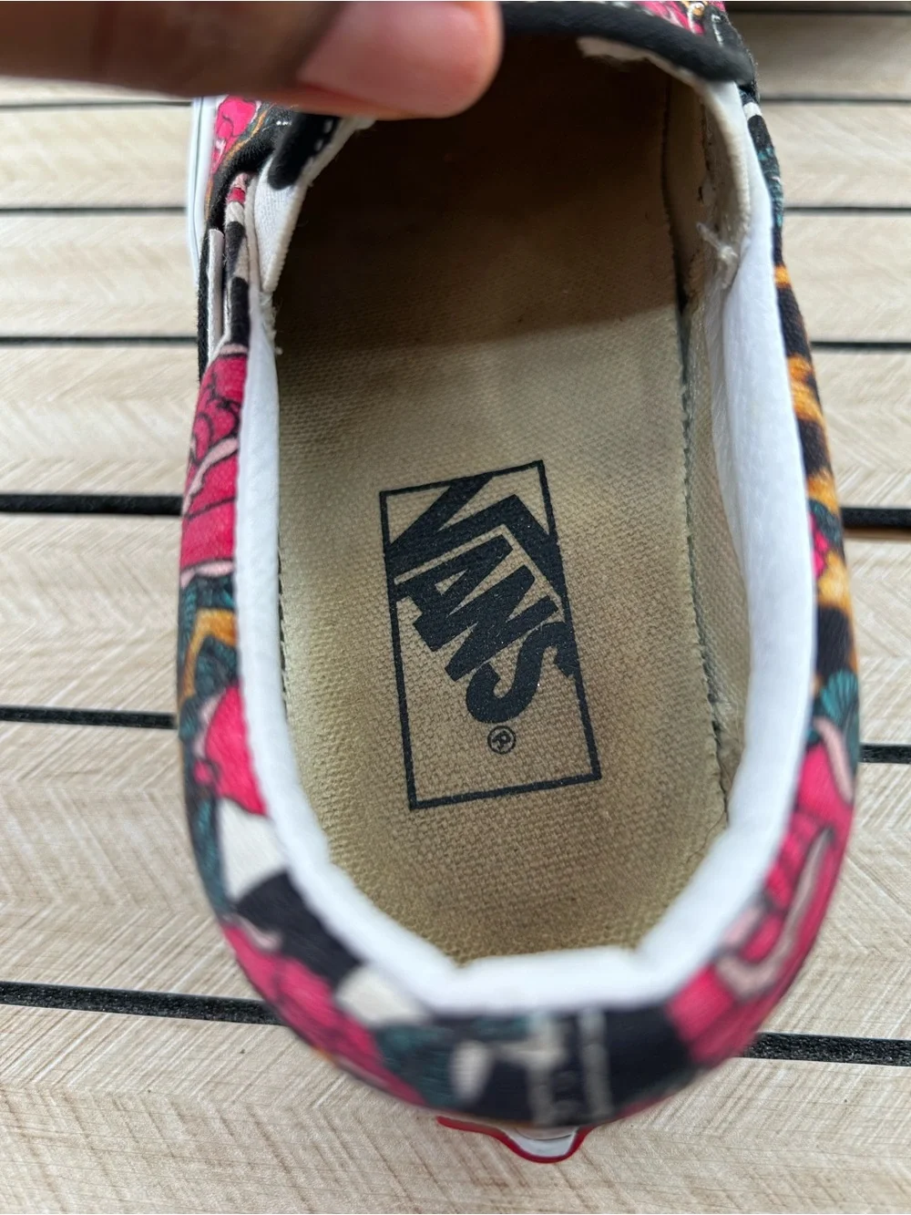 Vans Classic Slip-On 'Rose Animal Checkerboard'